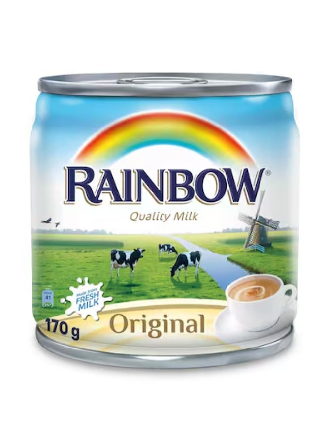 Rainbow Lite Less Fat Evaporated Milk 170g – Bulk Pack of 48 Cans | Low Fat Dairy Alternative - Image 3